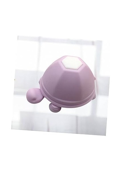 6ADET Şirin Kaplumbağa Silikon Kulaklık Sarıcı ve Telefon Tutucu Emme Pedli Stand Çok Amaçlı Tasarım Pratik Kullanım Için Mor modelleri