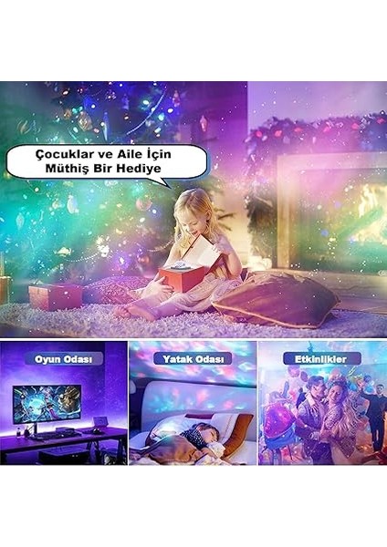 Gece Lambası Bluetooth Hoparlör Bluetooth Lazer Işıklı Sese Duyarlı Hoparlör Gece Lambası Disko Lambası Parti Lambası fırsatları