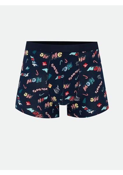 Standart Kalıp Yılbaşı Temalı Erkek Boxer 3'lü (W5) fiyatları