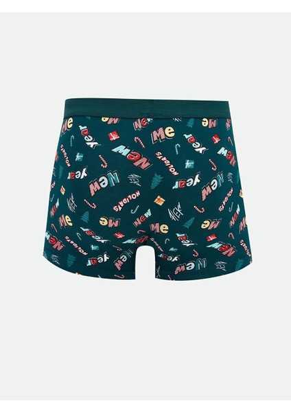 Standart Kalıp Yılbaşı Temalı Erkek Boxer 3'lü (W5) indirimleri