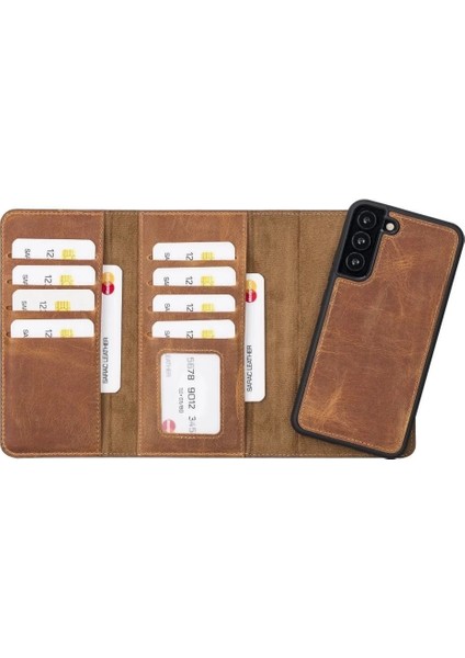 Samsung Galaxy S22 Plus Uyumlu Deri Cüzdanlı Kılıf Santa G19 indirimleri