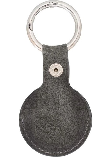 Apple Airtag Uyumlu Deri Anahtarlık, TN18EF Gri fırsatları