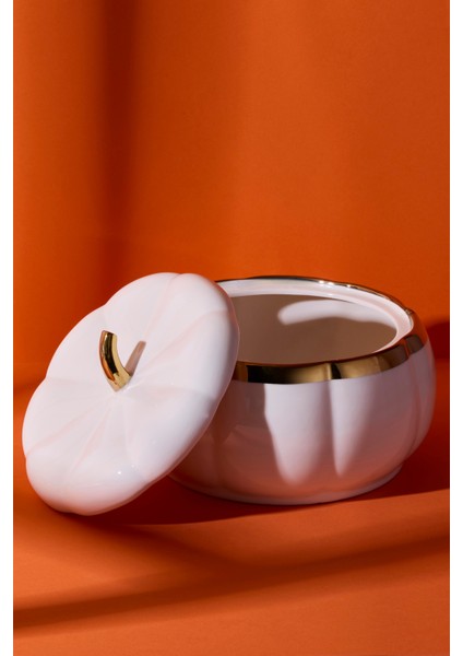 Kabak Porselen Xxl Kapaklı Saklama Kabı 21X10.2 cm fiyatları