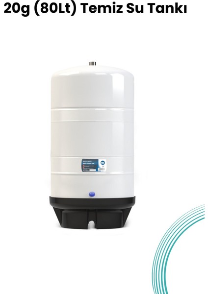 80 Lt (20GALON) Direk Akış Su Arıtma Cihazı Temiz Su Tankı