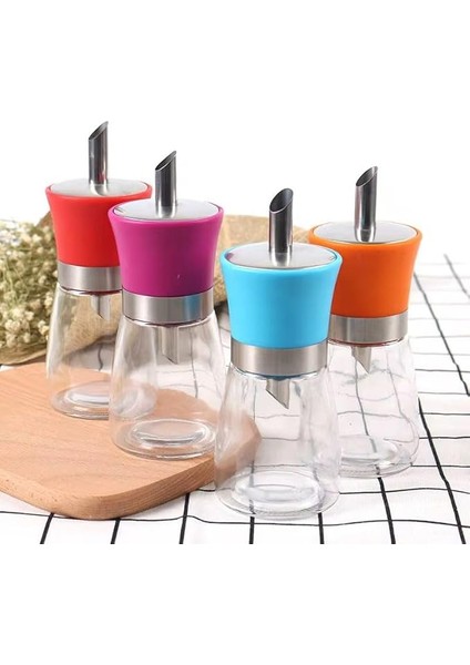 Home Cam Şekerlik ve Tuzluk – Kapaklı Dökmeli Tasarım, Şeffaf Cam Baharatlık, Toz Şeker, Tuz ve Baharatlar Için Kullanışlı Mutfak Masası Kabı (1 Adet)