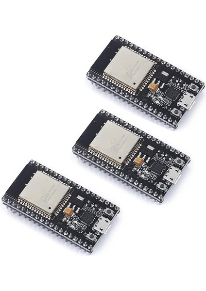 Robot ESP32S ESP32 Geliştirme Kurulu 2.4 Ghz Çift Çekirdekli Wifi+Bluetooth 2 Fonksiyonu Mikrodenetleyici Arduino Için (ESP32 38P, 3 Adet)