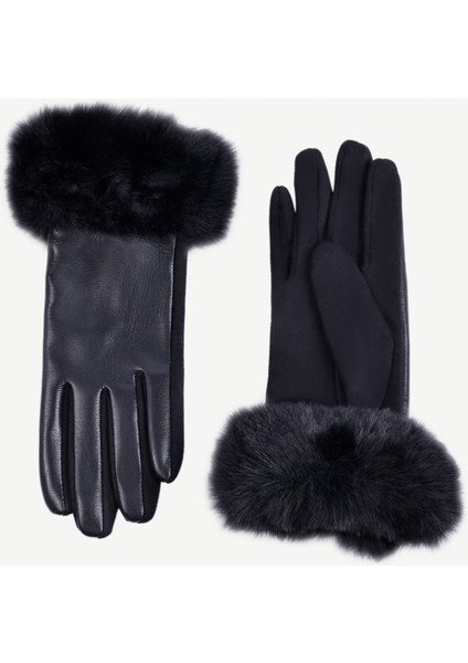 Bileği Kürklü Pu Eldiven fiyatları