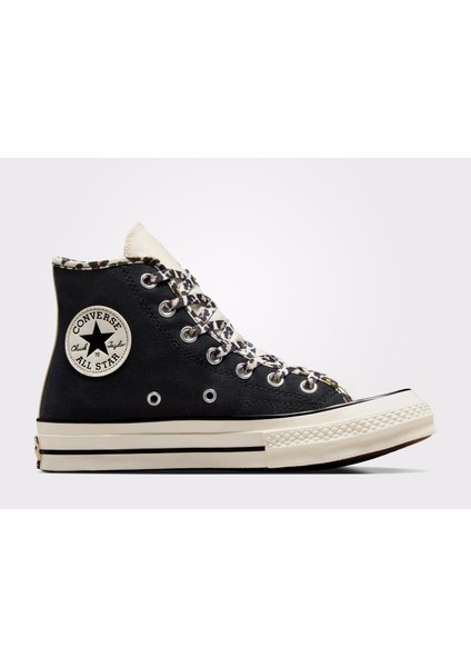 Chuck 70 Leopard Love Siyah Kadın Spor AYAKKABISI(A05356C)