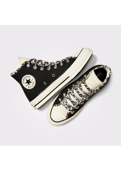 Chuck 70 Leopard Love Siyah Kadın Spor AYAKKABISI(A05356C) indirimleri