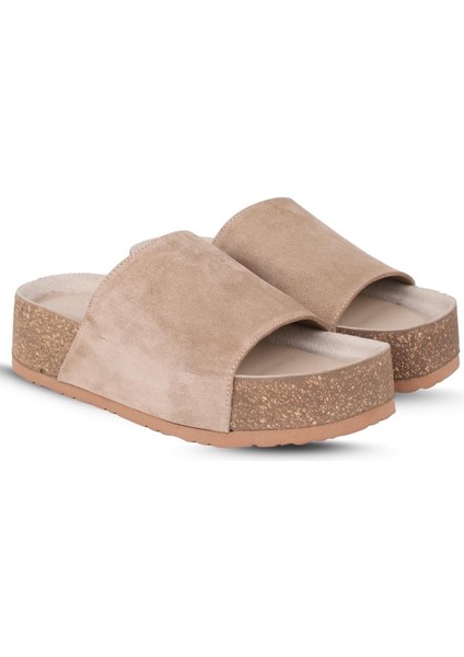 Kalın Taban Kadın Terlik Vizon fırsatları