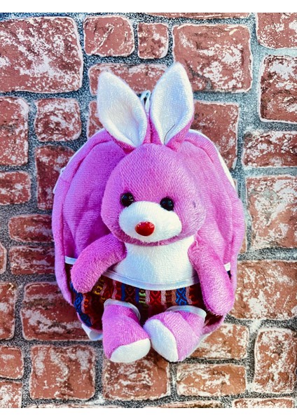 Peluş Çocuk Sırt Çantası - Labubu Hello Kitty Kuromi Stitch Mickey Mouse Bugs Bunny Çanta