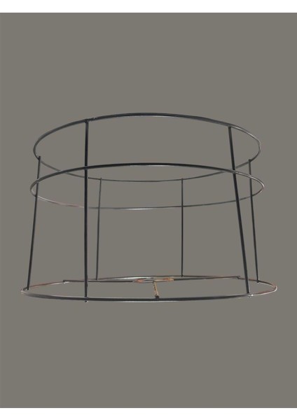 Silindir Lambader Teli , Iskeleti Siyah Statik Boyalı - E27 (35 Cm) fiyatları