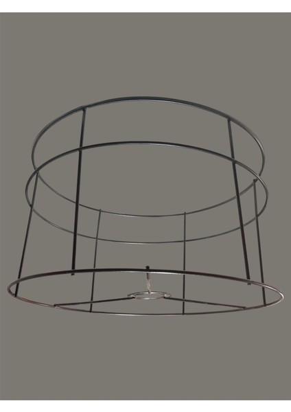 Silindir Lambader Teli , Iskeleti Siyah Statik Boyalı - E27 (35 Cm) modelleri
