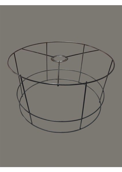 Silindir Lambader Teli , Iskeleti Siyah Statik Boyalı - E27 (35 Cm) fırsatları
