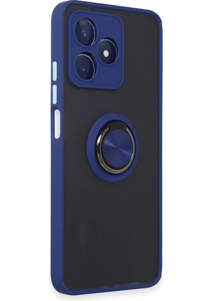Nrzsnt Newface Realme C53 Kılıf Montreal Yüzüklü Silikon Kapak - Lacivert fiyatları