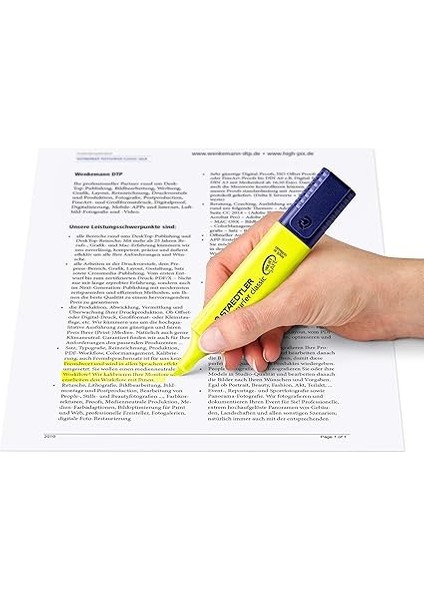 364S WP4P Textsurfer Highlighter 4'lü Blister 3 Renk 1 Renk Bedelsiz indirimleri