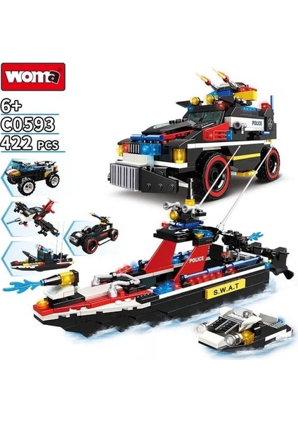 Swat Chariot Savaş Gemisi Pcs: 422 Parça fiyatları