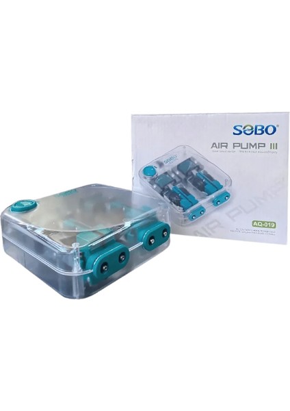 Nrzsnt Sobo Hava Motoru Şeffaf Kasa 12W 4 x 6 Ltmin