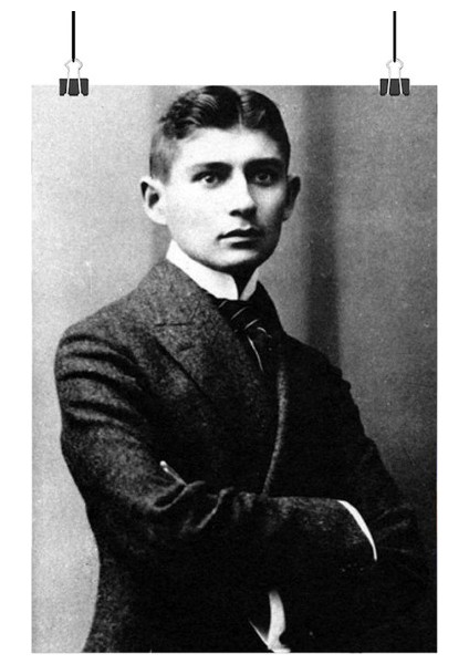 Franz Kafka Poster1 - Retro Duvar Dekoru