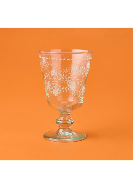 Lina Ayaklı Su Bardağı - Turkuaz - 280 ml