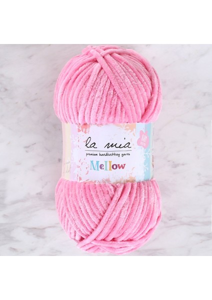 La Mia Mellow Pembe El Örgü Ipi - 914 - 34160