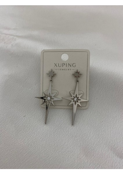 Şimal Yıldızı Xupıng Çelik Küpe modelleri