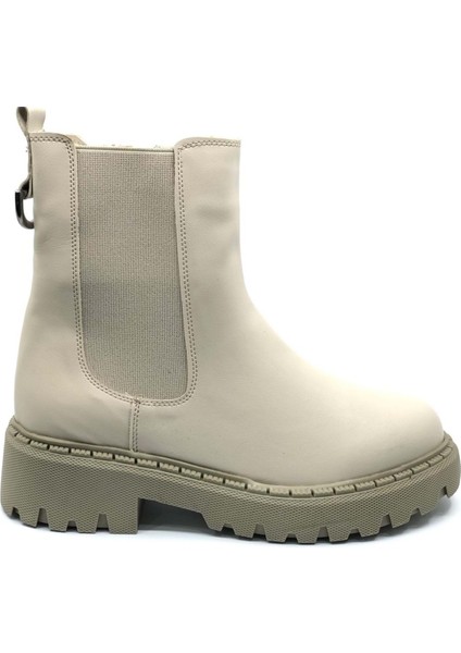 Ayakdaş 2282-1 Kaymaz Taban Düz Bot Kadın Bot