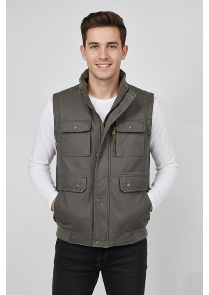 Erkek Kışlık Içi Peluş Spor Avcı Yelek 4101 BGL-ST04910