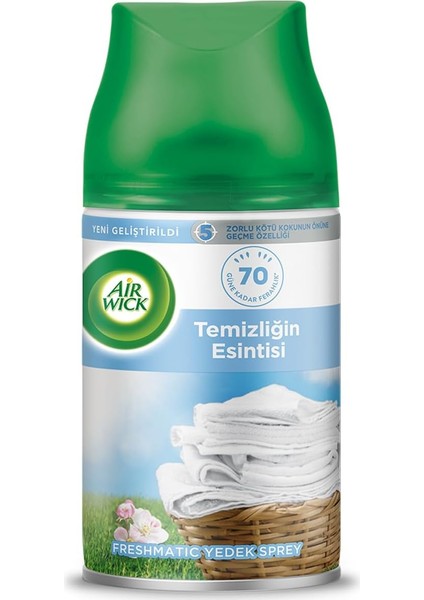 Wick Freshmatic Otomatik Oda Kokusu Temizliğin Esintisi Yedek Sprey