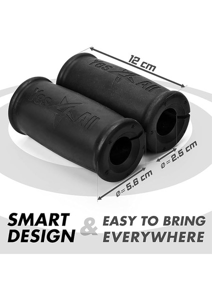 Kalın Dambıl Barı Lastikleri, Sağlam Kauçuk Halter Sapları, Ön Kol Gücünü Artırmak Için Mükemmel, Halter, Kas Geliştirme, Cable Aksesuarları fiyatları