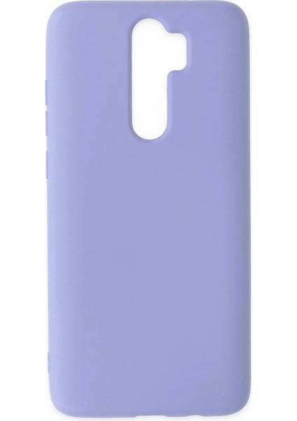 Xiaomi Redmi Note 8 Pro Kılıf Nano içi Kadife Silikon - Lila