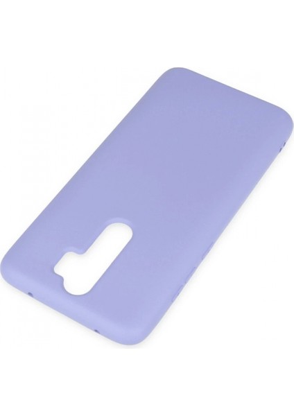 Xiaomi Redmi Note 8 Pro Kılıf Nano içi Kadife Silikon - Lila modelleri