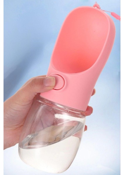 450 ml Taşınabilir Butonlu Evcil Hayvan Suluğu