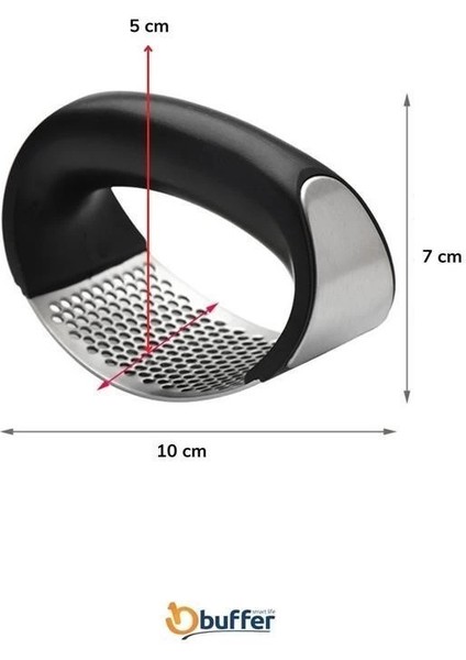 Yeni Sarımsak Ezici Paslanmaz Çelik Garlic Press