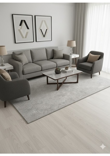 Armoni Kaymaz Tabanlı Makinada Yıkanabilir Halı modelleri