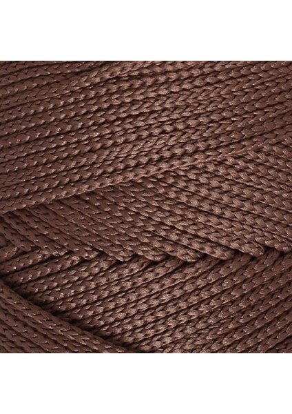 Leyloş Polyester Soft Macrame Kahverengi El Örgü Ipi - LM032 - 34438 fiyatları