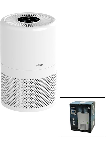 Hava Temizleme Cihazı Otomatik Fan 3 Kademe Filtreleme LED Aydınlatma Sessiz Uyku Mod SAP-5507 (4172)