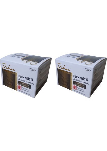 Eşek Sütü Cilt Bakım Kremi 70 gr x 2 Adet