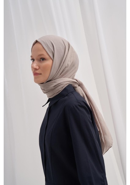 Organik Kırışık Şal Füme