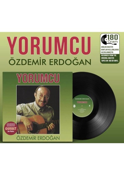 Özdemir Erdoğan / Yorumcu - Gurbet (Analog Kayıt) 33 Devir Lp Plak