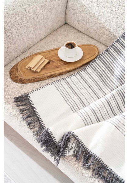 Veloura Antrasit Tek Kişilik Battaniye - Tv Battaniyesi 135X180 cm modelleri