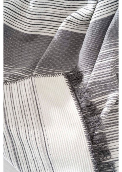 Veloura Antrasit Tek Kişilik Battaniye - Tv Battaniyesi 135X180 cm indirimleri