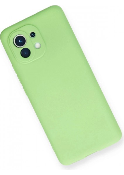 Xiaomi Mi 11 Kılıf First Silikon - Yeşil (K95) modelleri