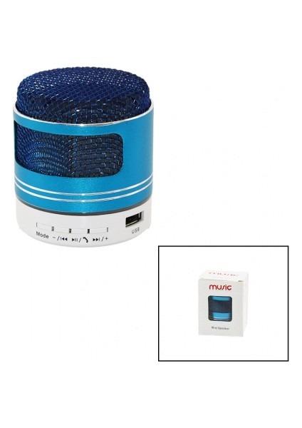 Mikrofon Kafa Modeli Bluetooth Wireless Mini Hoparlör Speaker USB ŞARJLI3W (5324)