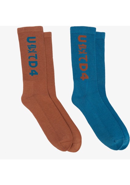 Unıted4 Erkek Yeşil 2'li Çorap