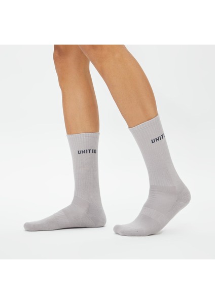Unıted4 Unisex Beyaz/siyah/gri 3'lü Çorap modelleri