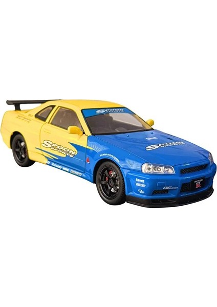 Nissan Skyline Gt-R R341:24 Ölçek Premium Die-Cast Model Araba – Koleksiyonluk, Açılır Kapı & Kaput fiyatları