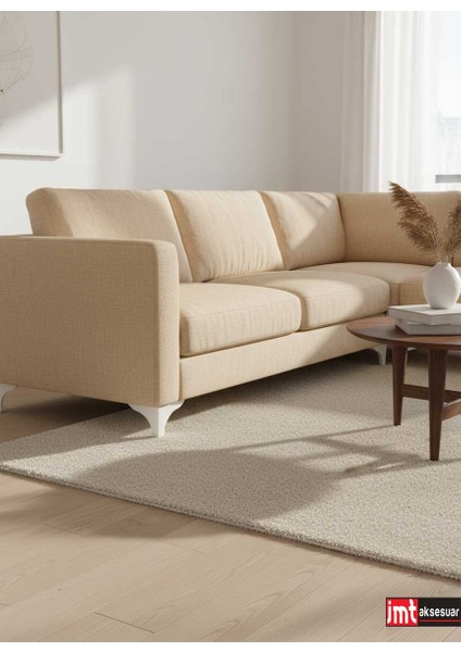 Cedar 12 cm Koltuk Yatak Odası Tv Ünitesi Konsol ve Sehpa Genç ve Çocuk Odası Ayağı Beyaz fırsatları