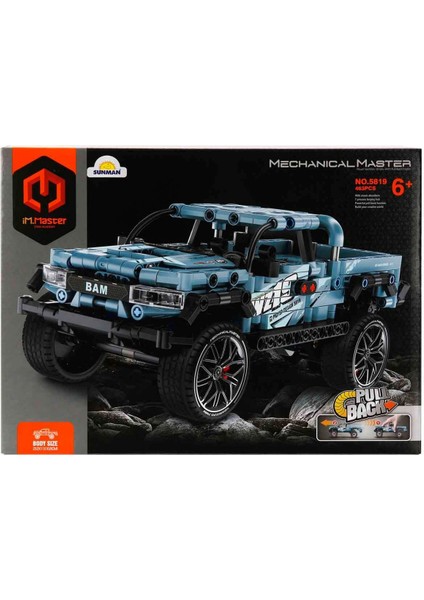 Çek Bırak Mavi Pick Up – Yapım Parçalı Suv Oyuncak 463 Parça indirimleri