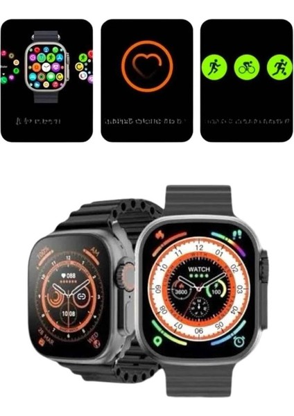 2025 Model Akıllı Saat Kordon Hediyeli Çağrı Cevaplama Uzun Pil Süreli Android Ios Uyumlu modelleri